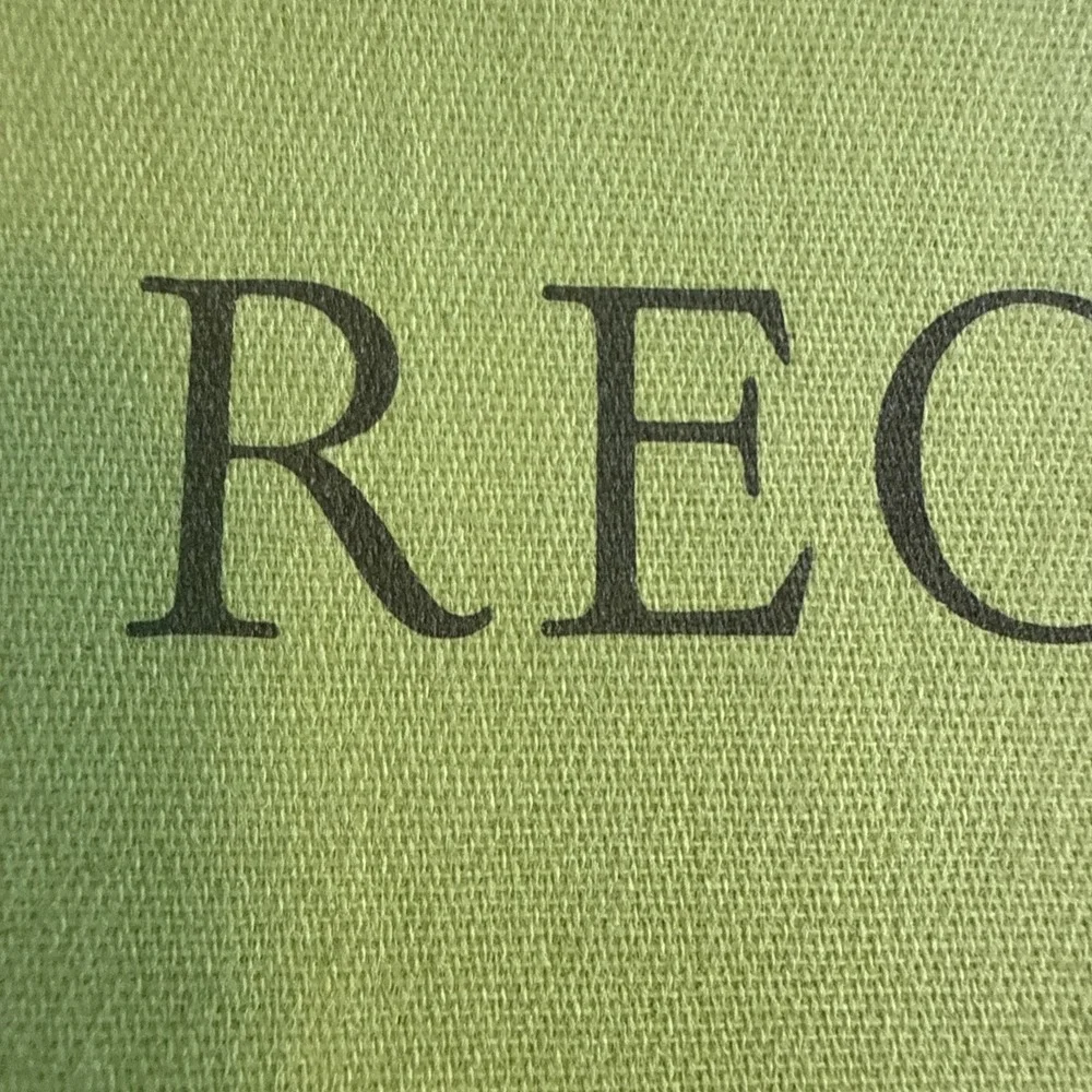 Vintage Linen Covered Records Notebook Federal Supply Service Unused 8